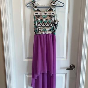 Sequin Aztec top dress